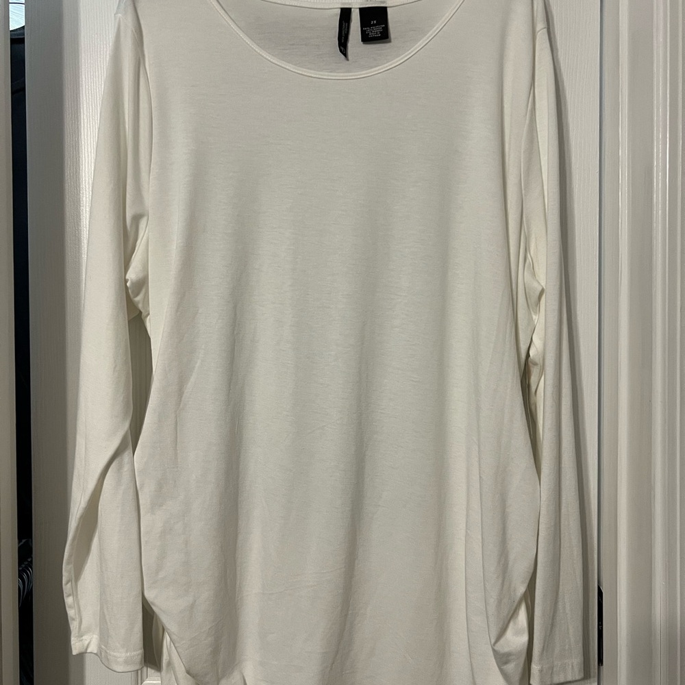 White Long Sleeve Blouse